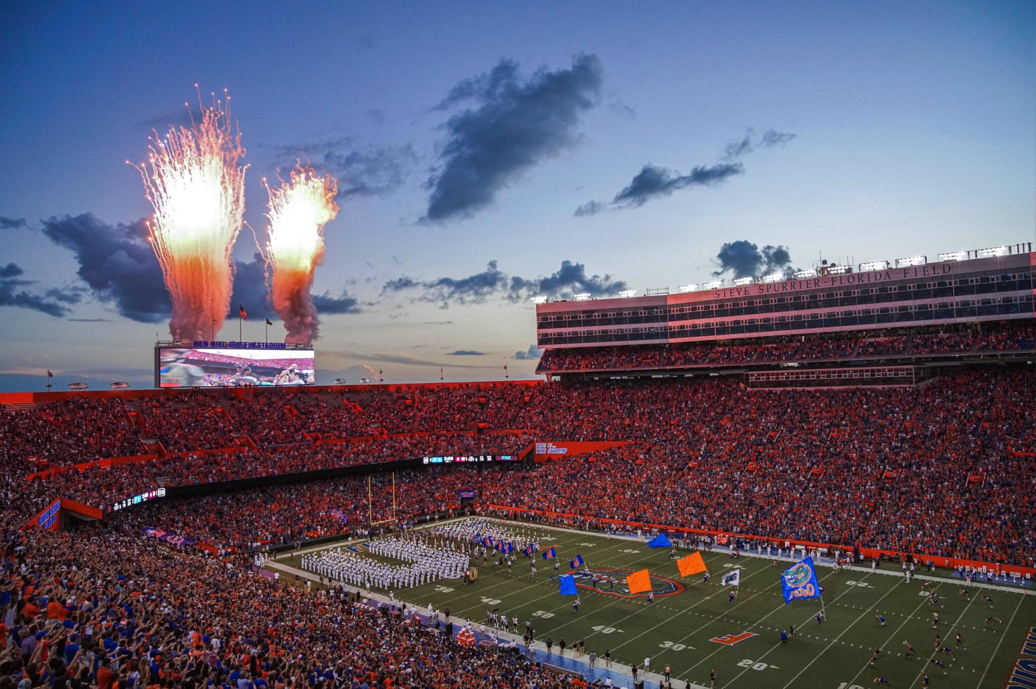 Florida Gators fireworks